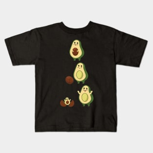 Mamacado Pregnant Mom Cute Avocado Baby Kids T-Shirt